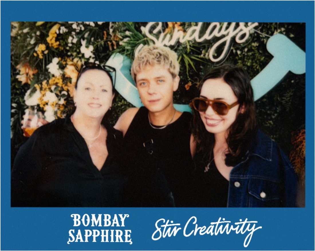 Bombay Sapphire branded instant print
